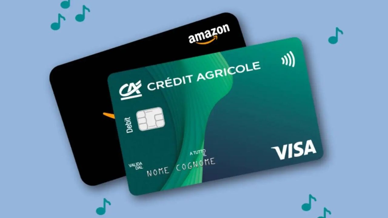 Apri il conto con Crédit Agricole: zero canone, carta gratis e bonus Amazon fino a 600€