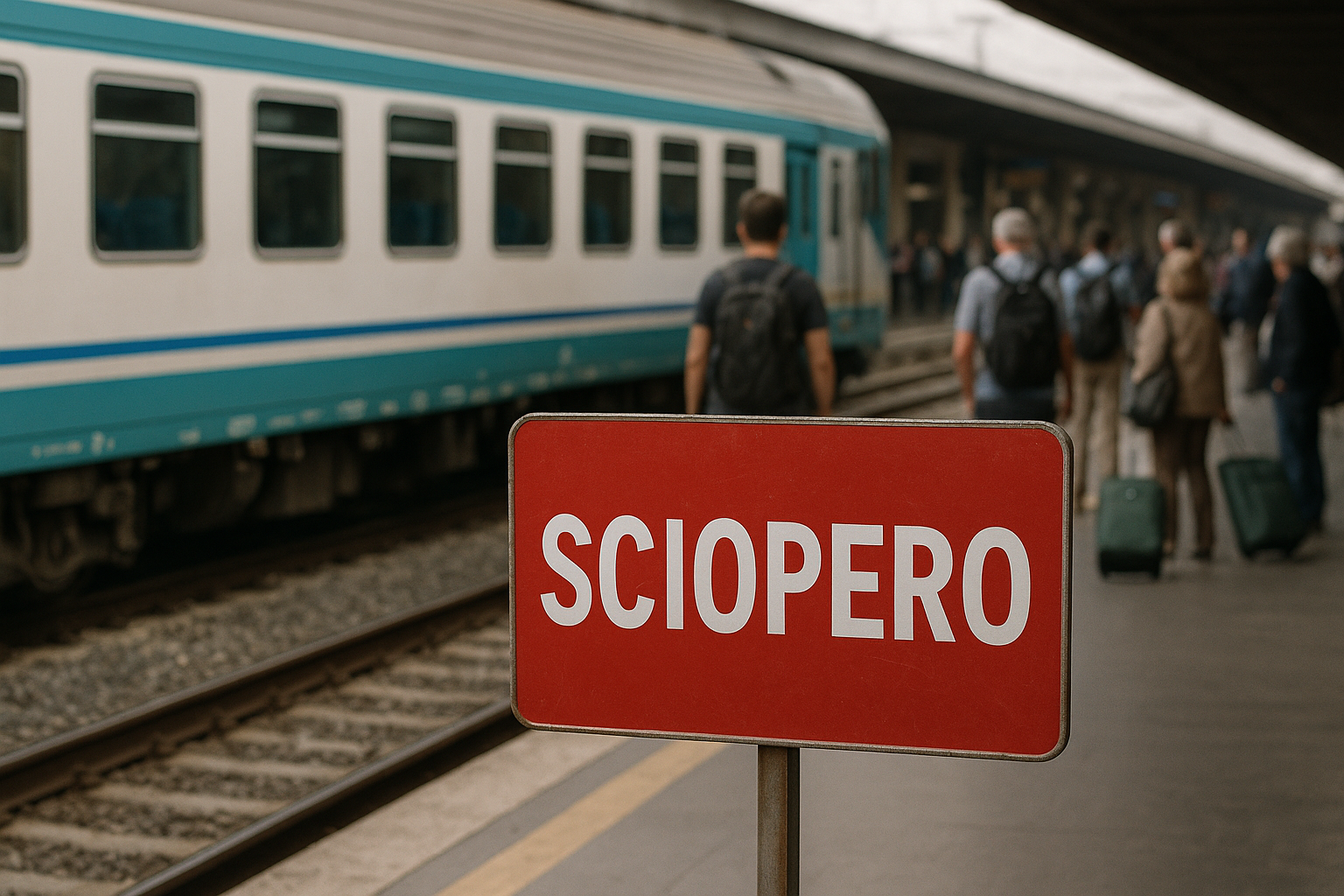 Scioperi trasporti 14-18 ottobre: taxi, treni e bus fermi