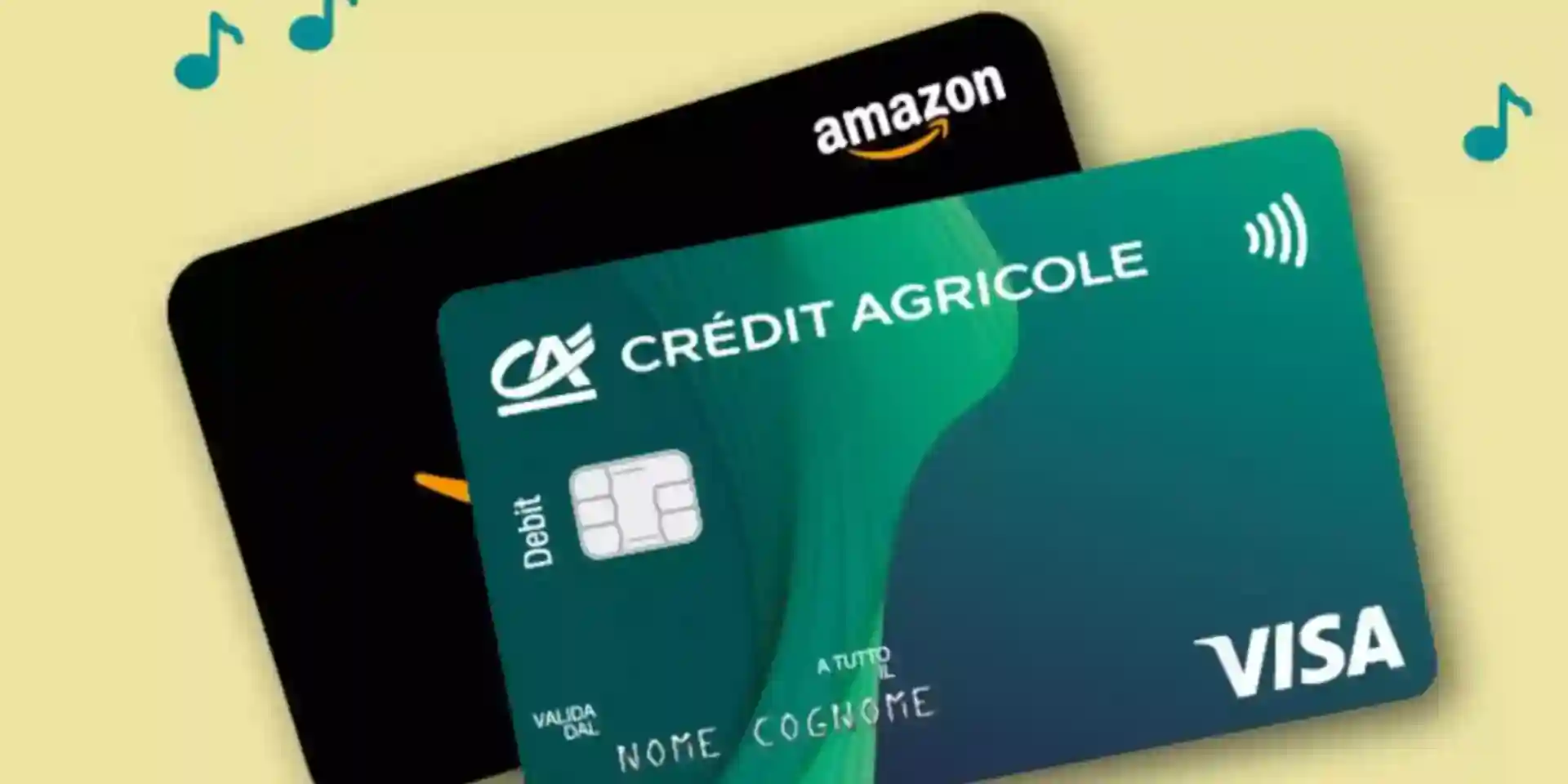 Crédit Agricole offre conto a canzone zero e fino a 600€ di buoni Amazon